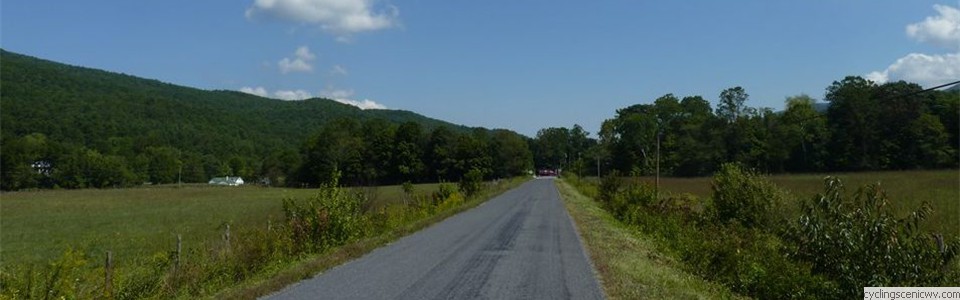 Road is on old railroad grade.